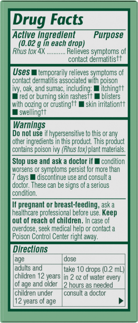 <{%360IMAGE1_21900990%}>Nature's Way® | Oral Ivy Drops - right side of pack