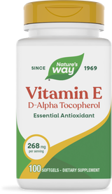 <{%PRIMARY_40211%}>Nature's Way® | Vitamin E D-Alpha Tocopherol, 100 softgels