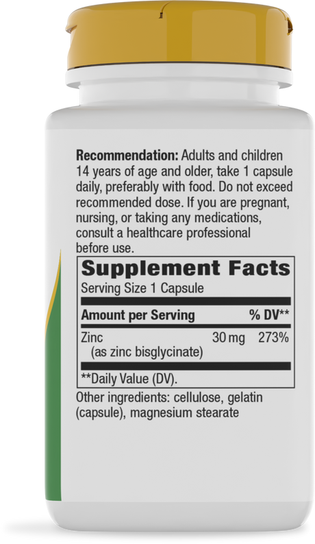 <{%360IMAGE1_41091%}>Nature's Way® | Zinc Chelate - right side of pack