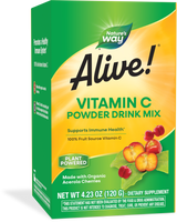 <{%PRIMARY_15143%}>Nature's Way® | Alive! Vitamin C Powder Drink Mix, 4.23 oz (120 g)