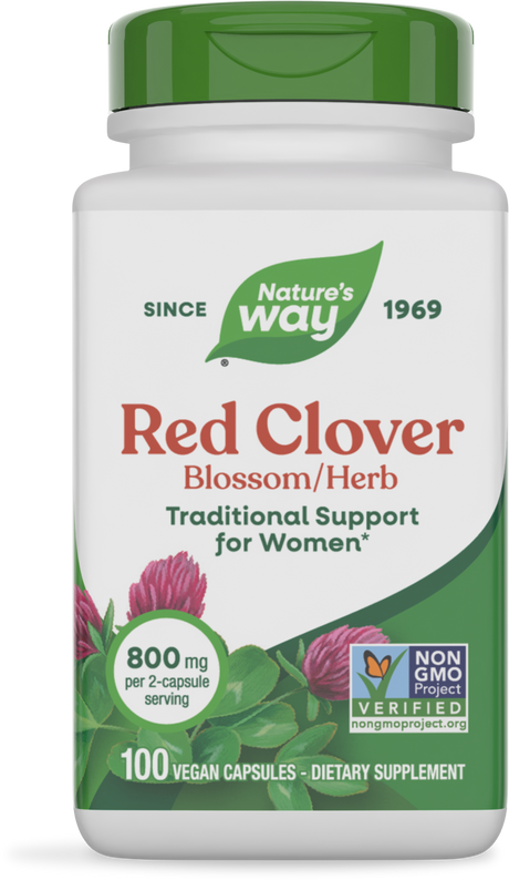 <{%PRIMARY_16000%}>Nature's Way® | Red Clover Blossom / Herb, 100 capsules