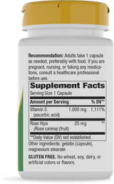<{%360IMAGE5_40312%}>Nature's Way® | Vitamin C with Rose Hips Extra Strength - right side of pack