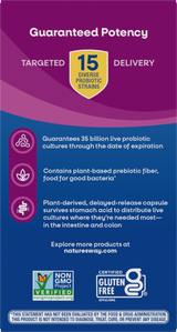<{%360IMAGE2_15652%}>Nature's Way® | Fortify Optima Pre+Probiotic - back of pack