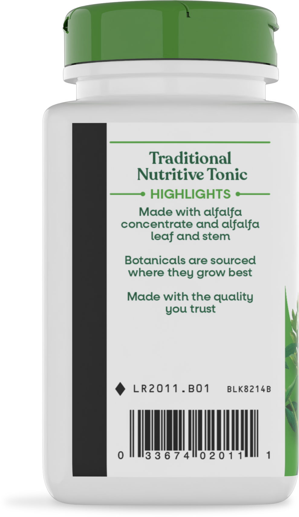 <{%360IMAGE2_2011%}>Nature's Way® | Alfa-Max - left side of pack