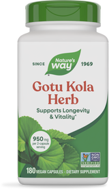 <{%PRIMARY_14008%}>Nature's Way® | Gotu Kola Herb, 180 capsules