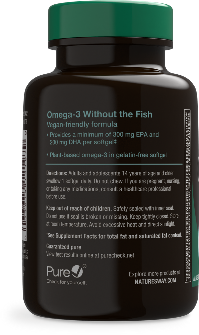 <{%360IMAGE2_12197%}>Nature's Way® | NutraVege Omega-3 - left side of pack
