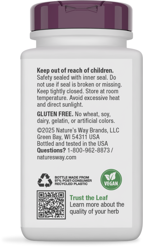<{%360IMAGE3_15020%}>Nature's Way® | Cranberry Premium Blend - back of pack