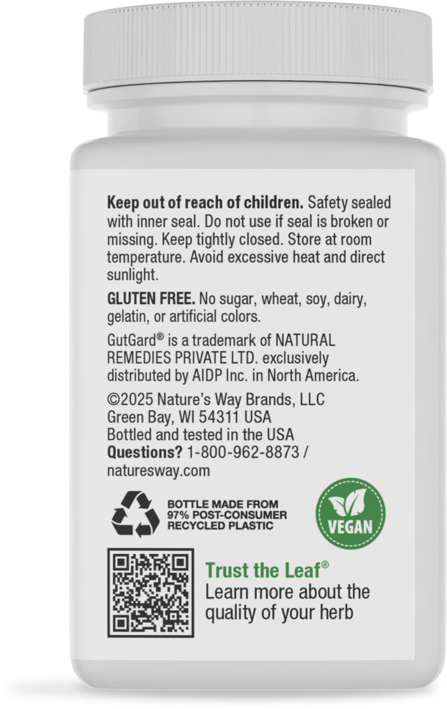 <{%360IMAGE3_09021%}>Nature's Way® | DGL Sugar Free - back of pack