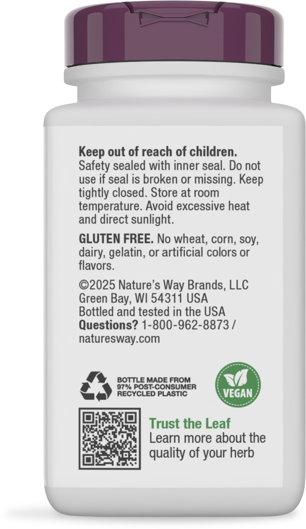 <{%360IMAGE7_61600%}>Nature's Way® | Ginkgo - back of pack