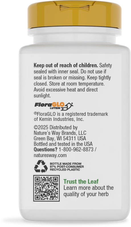 <{%360IMAGE3_15491%}>Nature's Way® | Lutein - back of pack