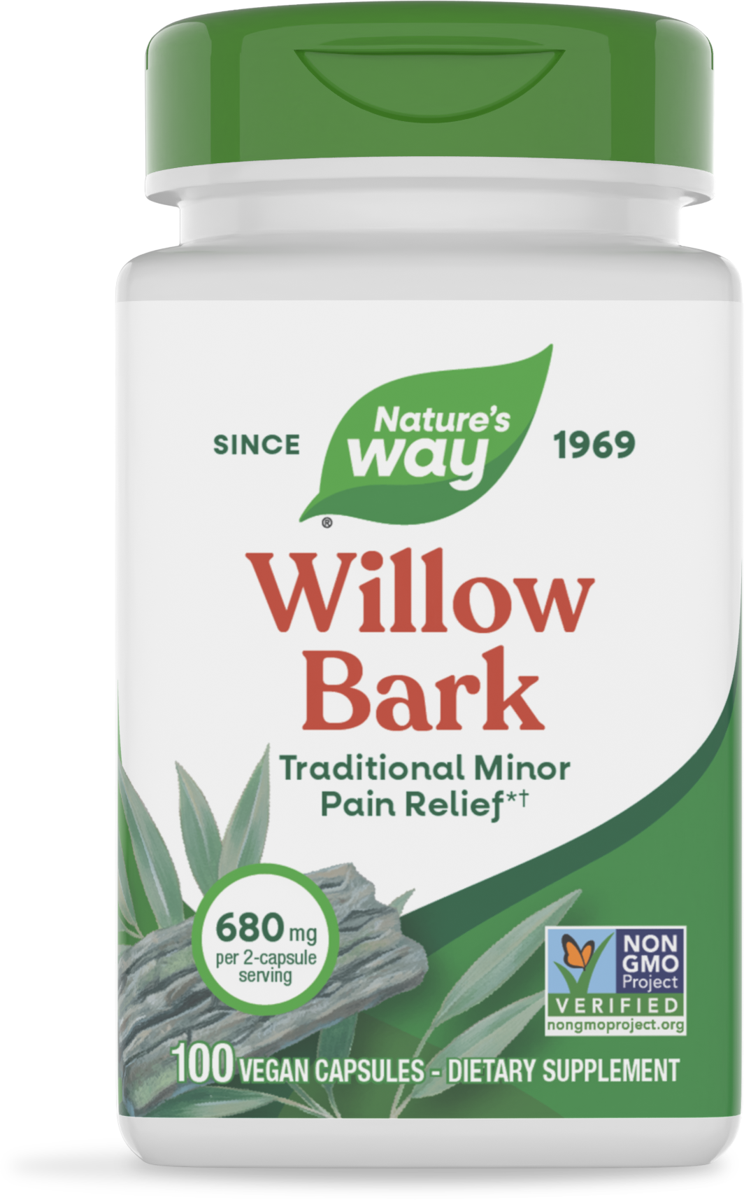 <{%PRIMARY_17850%}>Nature's Way® | Willow Bark, 100 capsules