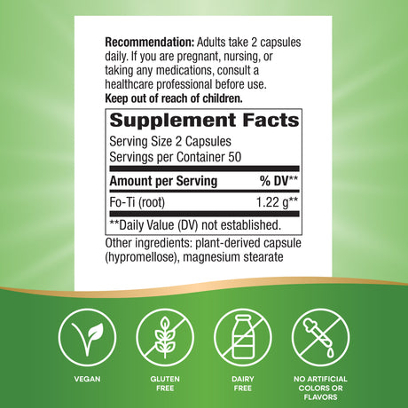 <{%MAIN4_12900%}>Nature's Way® | Fo-Ti Root