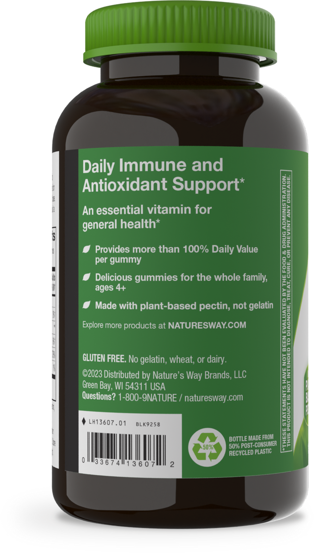 <{%360IMAGE2_13607%}>Nature's Way® | Vitamin C Gummies - left side of pack