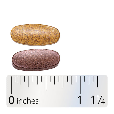 <{%360IMAGE4_07236%}>Nature's Way® | AM/PM PeriMenopause Formula - Tablet and ruler