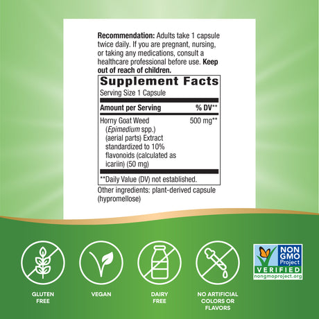 <{%MAIN4_15311%}>Nature's Way® | Horny Goat Weed Standardized Extract