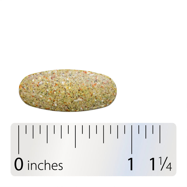 <{%360IMAGE4_15974%}>Nature's Way® | Alive! Women's 50+ Ultra Minis Multivitamin - Tablet and ruler