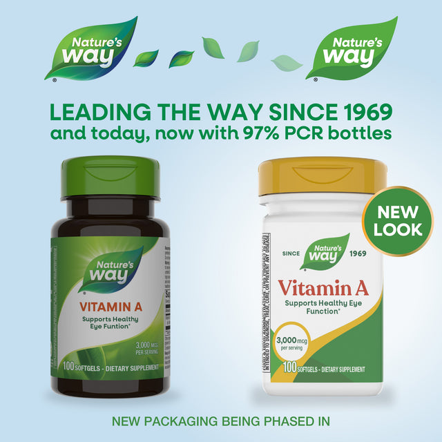 <{%MAIN1_40110%}>Nature's Way® | Vitamin A - package updates old to new