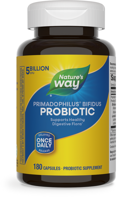 <{%PRIMARY_15651%}>Nature's Way® | Primadophilus Bifidus Probiotic, 180 capsules