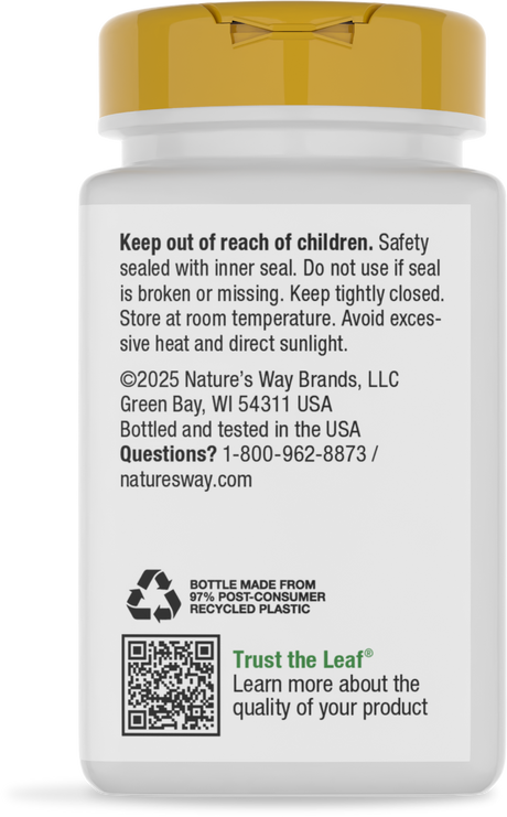 <{%360IMAGE7_40312%}>Nature's Way® | Vitamin C with Rose Hips Extra Strength - back of pack