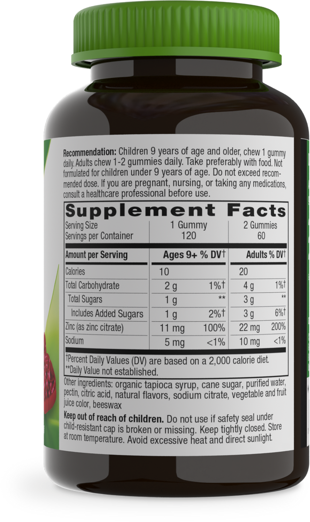 <{%360IMAGE1_13701%}>Nature's Way® | Zinc Gummies - right side of pack