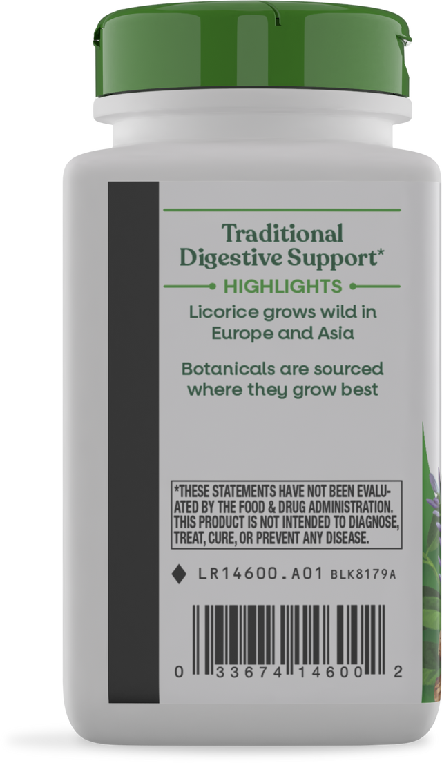 <{%360IMAGE2_14600%}>Nature's Way® | Licorice Root - left side of pack