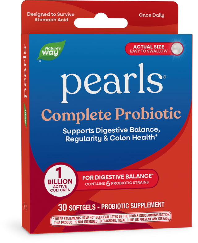 <{%PRIMARY_04363%}>Nature's Way® | Pearls Complete Probiotic, 30 softgels