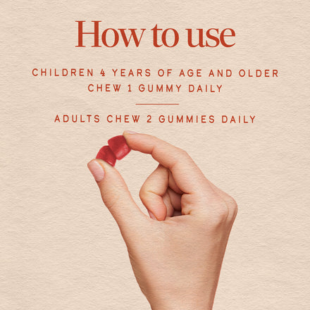 Vitamin D3 Gummies Supplement Facts