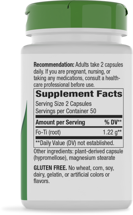 <{%360IMAGE1_12900%}>Nature's Way® | Fo-Ti Root - right side of pack