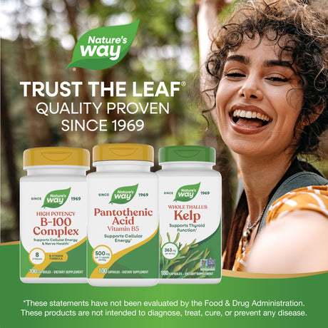 <{%MAIN5_40491%}>Nature's Way® | Pantothenic Acid Vitamin B5