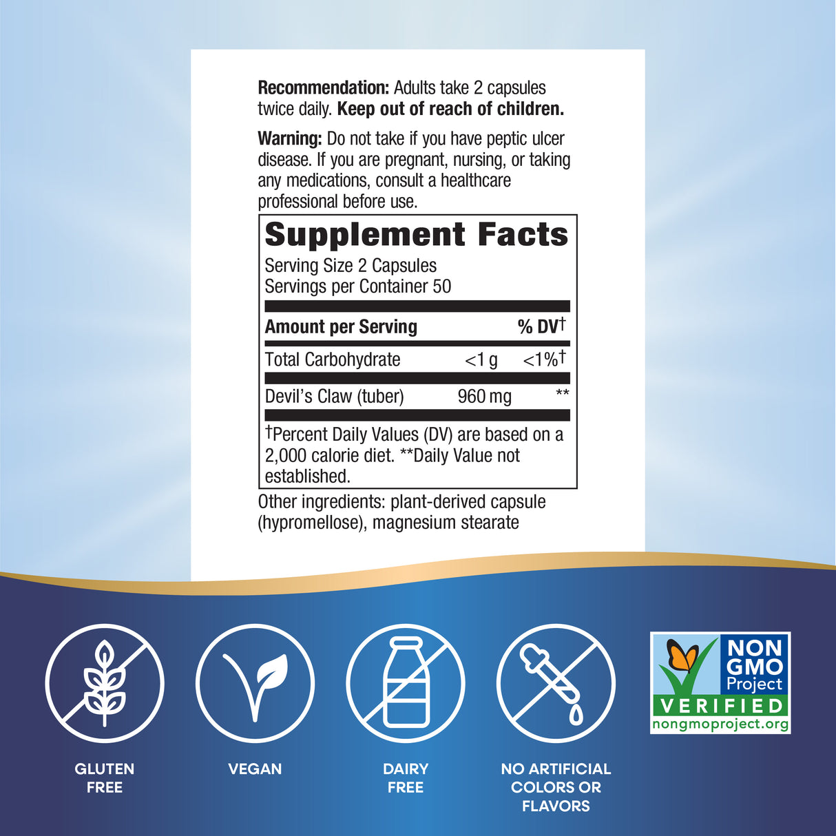 <{%MAIN4_12350%}>Nature's Way® | Devil's Claw Root