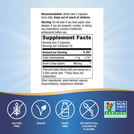 <{%MAIN4_12350%}>Nature's Way® | Devil's Claw Root