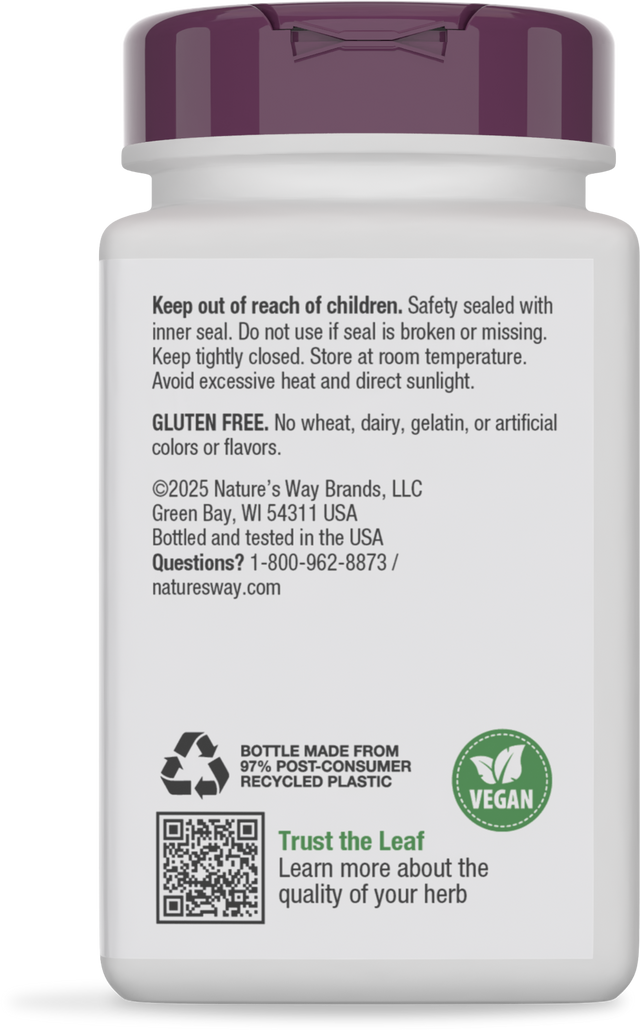 <{%360IMAGE3_08102%}>Nature's Way® | Super Milk Thistle - back of pack