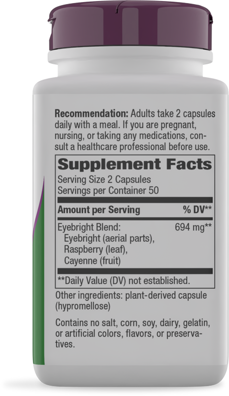<{%360IMAGE1_380%}>Nature's Way® | Eyebright Premium Blend - right side of pack