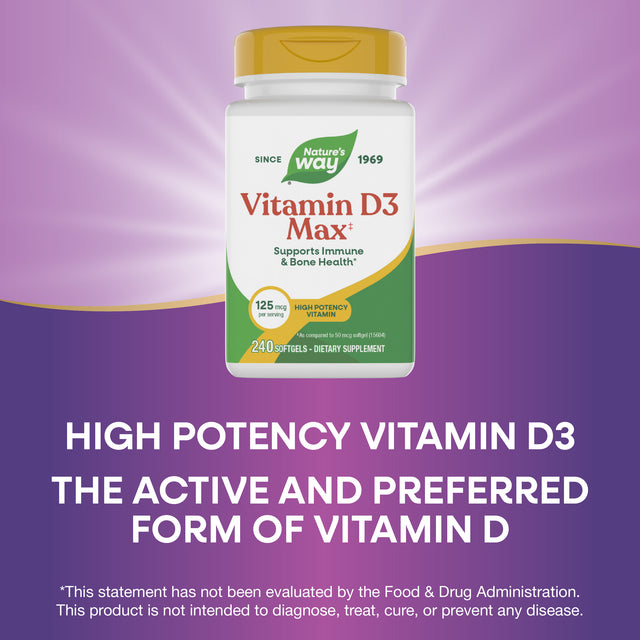 <{%MAIN3_15836%}>Nature's Way® | Vitamin D3 Max