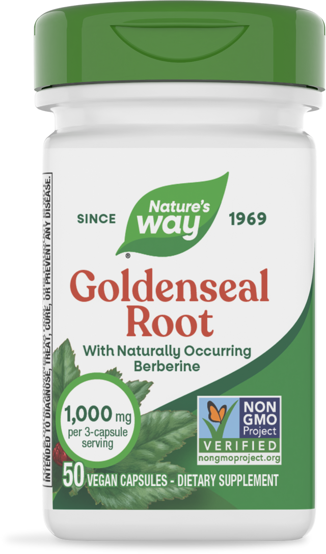 <{%PRIMARY_13900%}>Nature's Way® | Goldenseal Root, 50 capsules