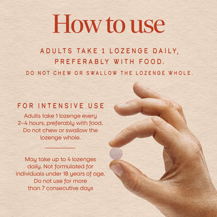Zinc Lozenges Supplement Facts