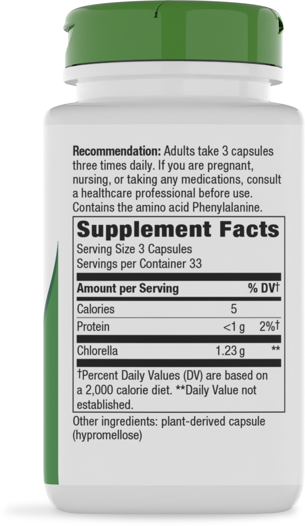 <{%360IMAGE1_11850%}>Nature's Way® | Chlorella - right side of pack