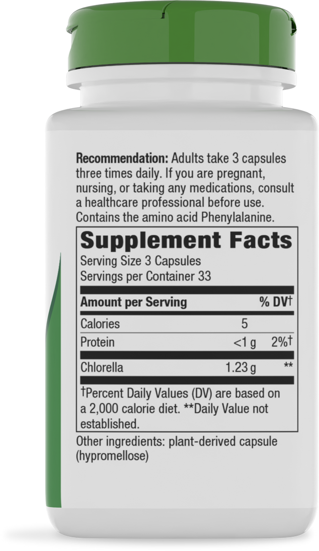 <{%360IMAGE1_11850%}>Nature's Way® | Chlorella - right side of pack