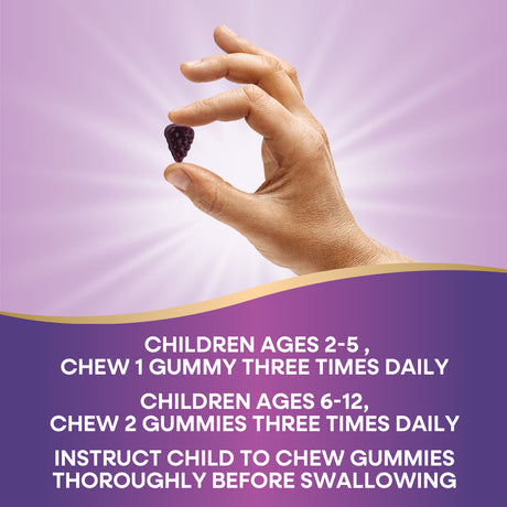 <{%DETAIL2_13676%}>Nature's Way® | Sambucus Kids Cough Relief +♢ Immune* Elderberry Gummies