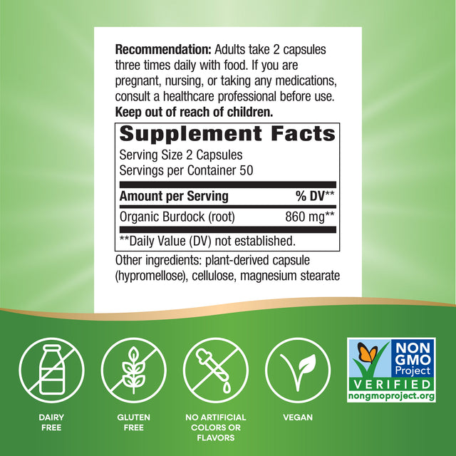 <{%MAIN4_11200%}>Nature's Way® | Burdock Root