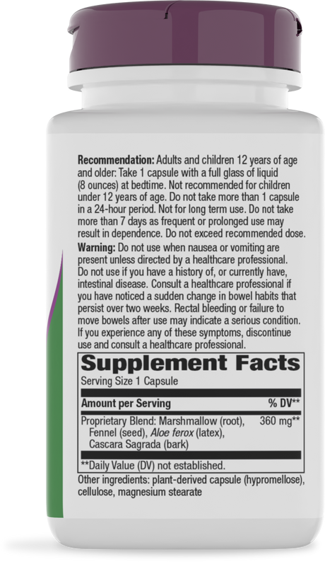 <{%360IMAGE1_142%}>Nature's Way® | Aloe MAXLAX Premium Blend - right side of pack