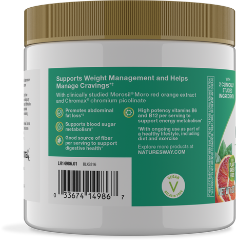 <{%360IMAGE2_14986%}>Nature's Way® | Weight Manager Drink Mix Powder - left side of pack