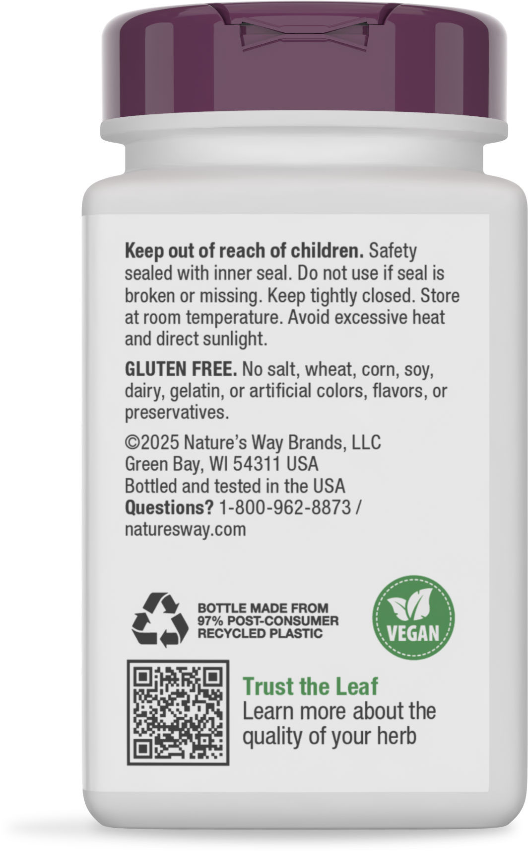 <{%360IMAGE7_15355%}>Nature's Way® | Milk Thistle - back of pack