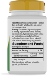 <{%360IMAGE1_15836%}>Nature's Way® | Vitamin D3 Max - right side of pack