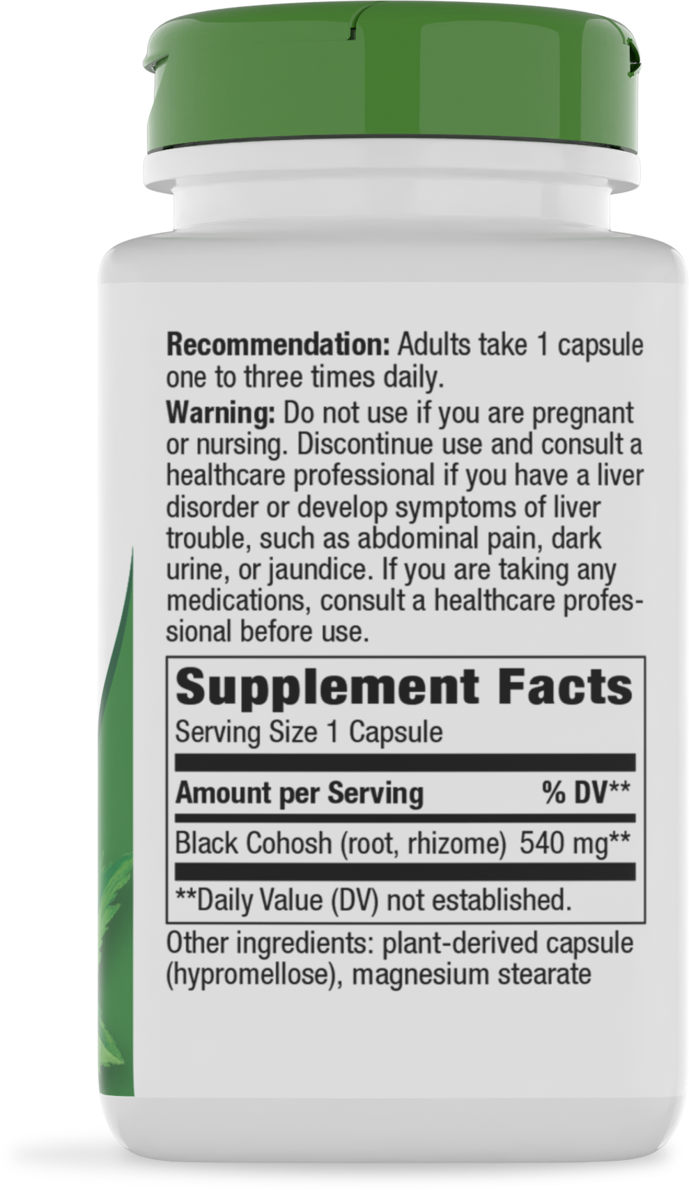 <{%360IMAGE1_10500%}>Nature's Way® | Black Cohosh Root - right side of pack