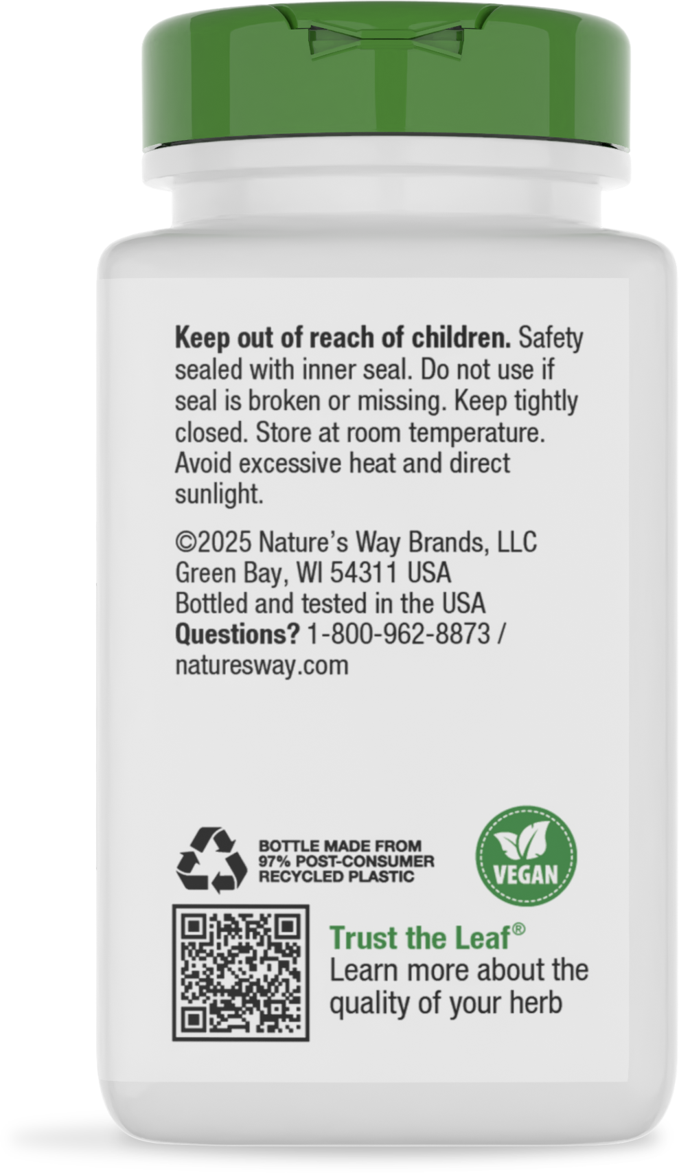 <{%360IMAGE3_11600%}>Nature's Way® | Chamomile Flowers - back of pack