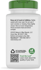 <{%360IMAGE3_11600%}>Nature's Way® | Chamomile Flowers - back of pack