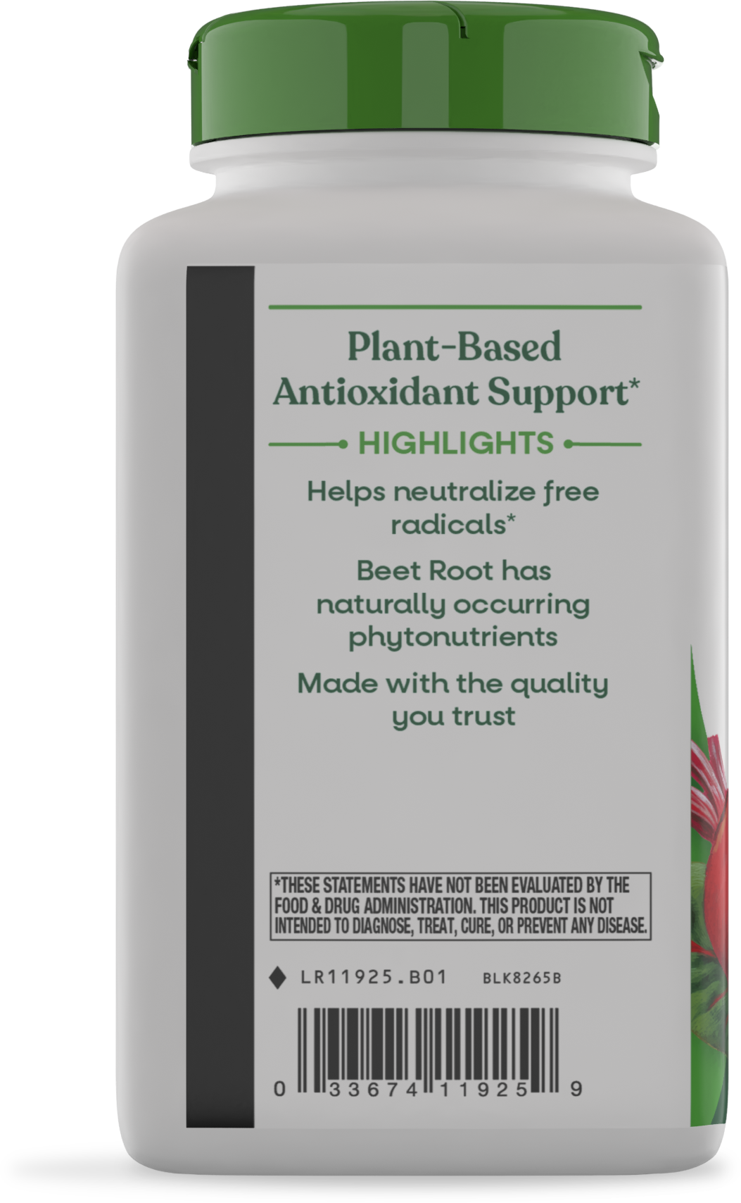 <{%360IMAGE6_11925%}>Nature's Way® | Beet Root - left side of pack