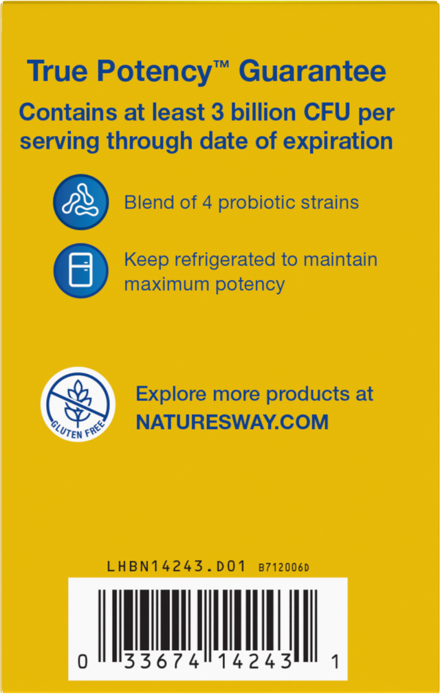 <{%360IMAGE2_14243%}>Nature's Way® | Primadophilus Kids Probiotic - back of pack