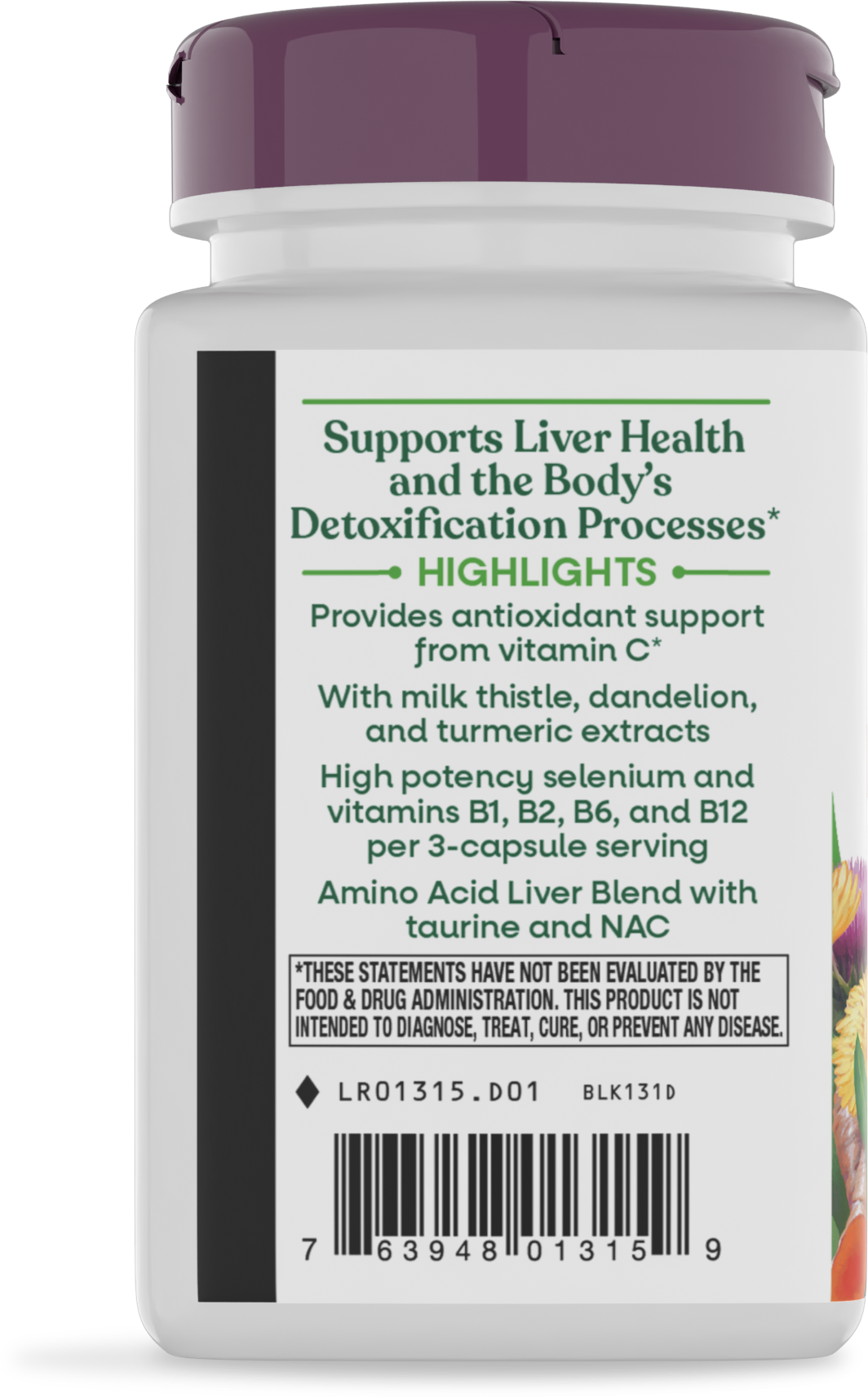 <{%360IMAGE2_01315%}>Nature's Way® | Complete Liver Cleanse - left side of pack